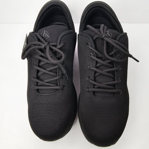 Zeba Men's Black Extra Wide Hands Free Slip On Sneakers Walking Shoes Size 15XW - Picture 2 of 12